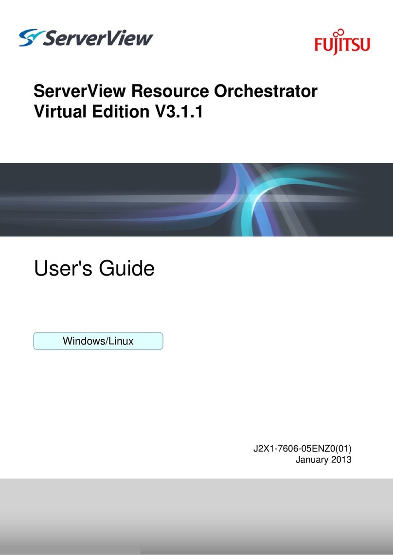 Fujitsu ServerView Respurce Orchestrator Virtual Edition... user guide