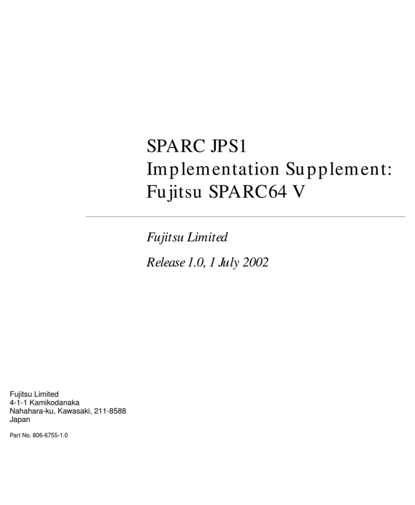 Fujitsu SPARC JPS1 Implementation supplement