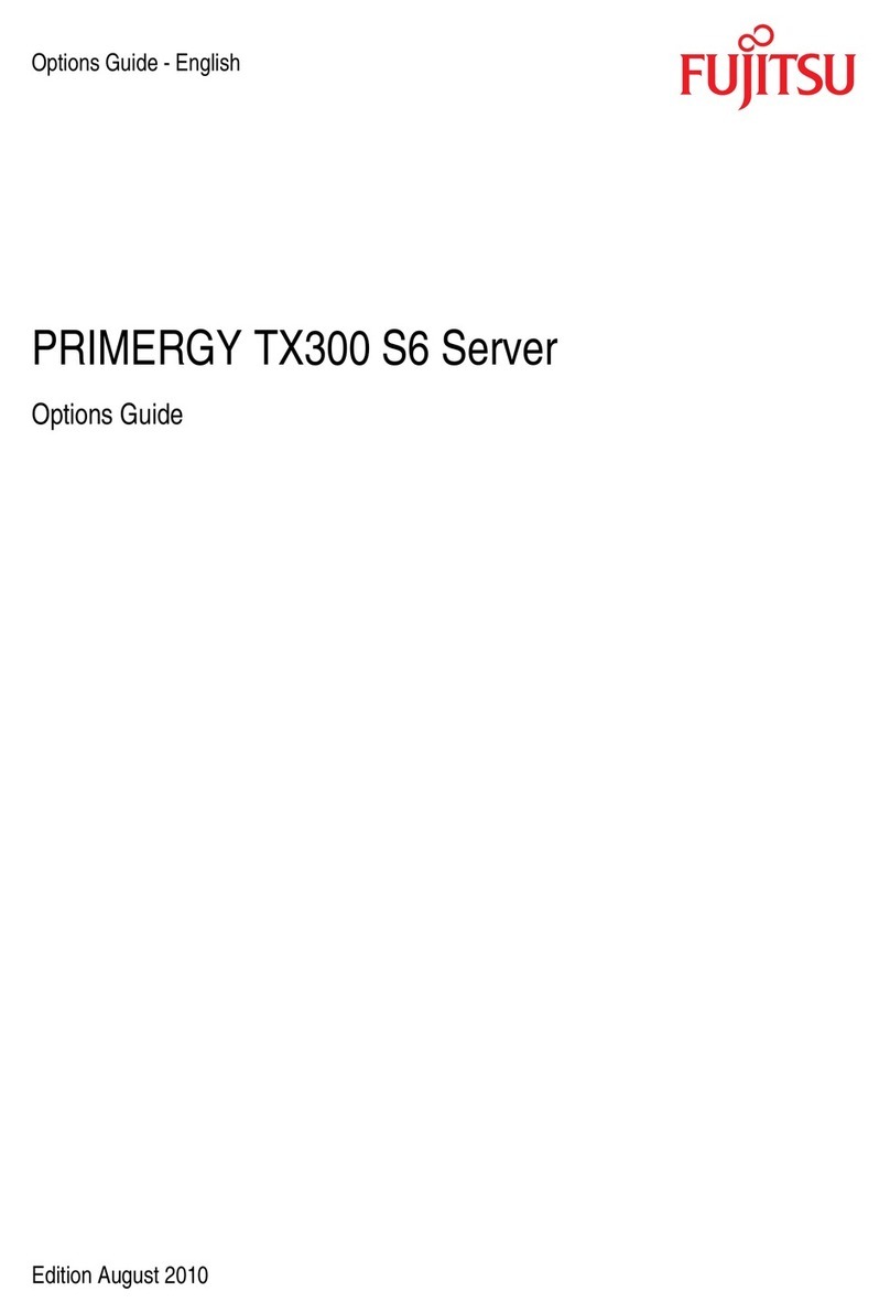 Fujitsu PRIMERGY TX300 S6 User manual