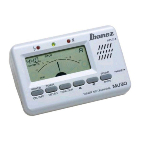 Ibanez MU30 owner's manual