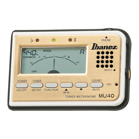 Ibanez MU40 owner's manual