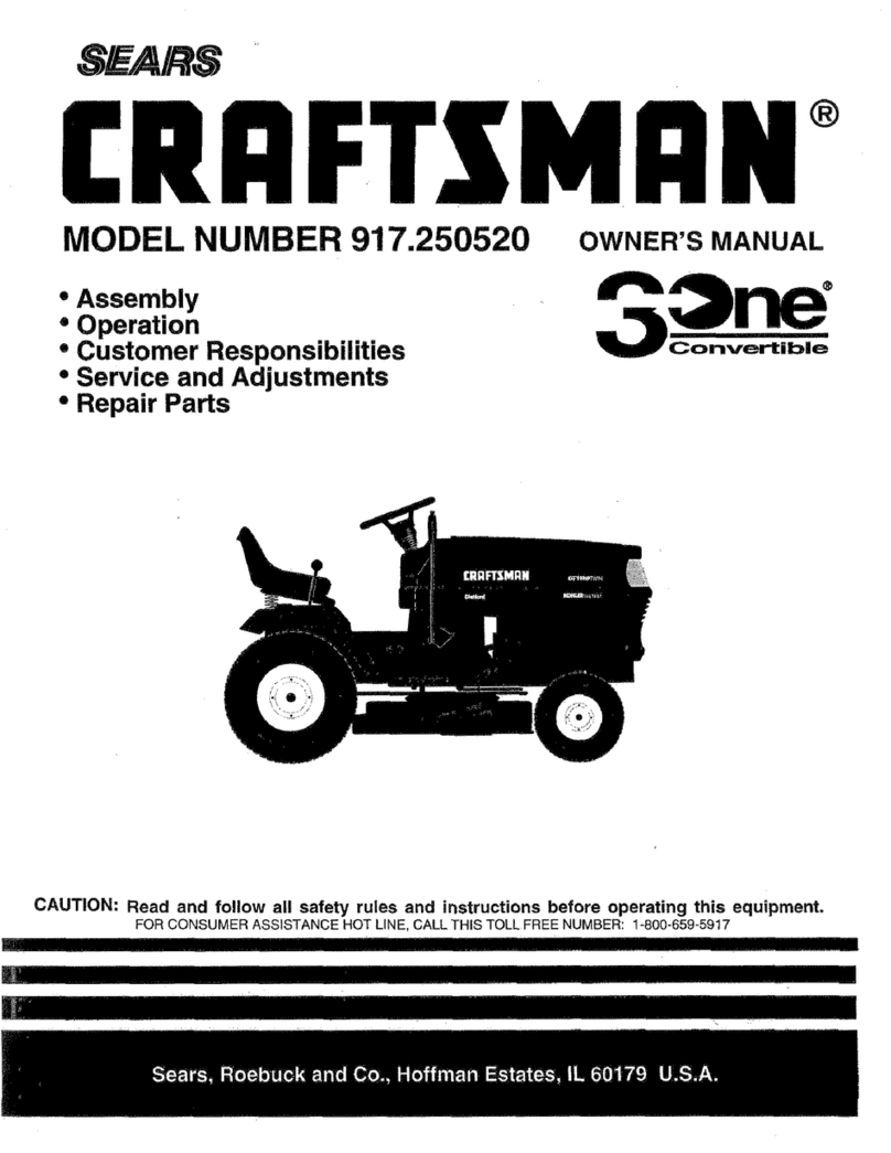 Craftsman 917.250520 owner's manual