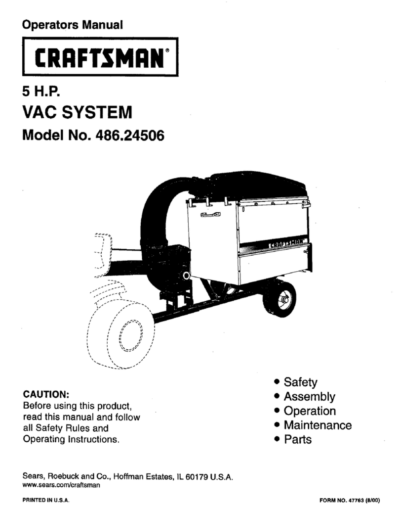 Craftsman 486.24506 Operator's manual