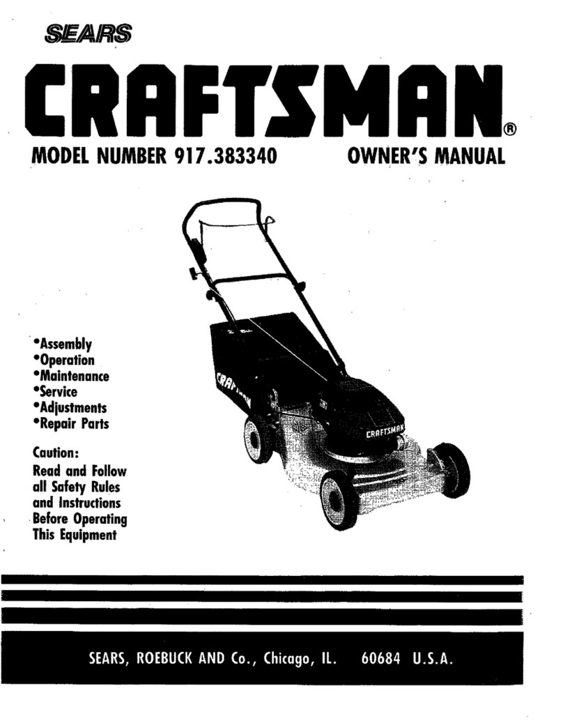 Craftsman 917.383340 User manual