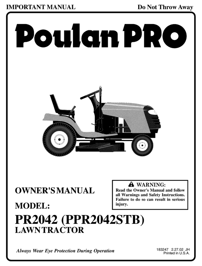 Poulan Pro PPR2042STB User manual