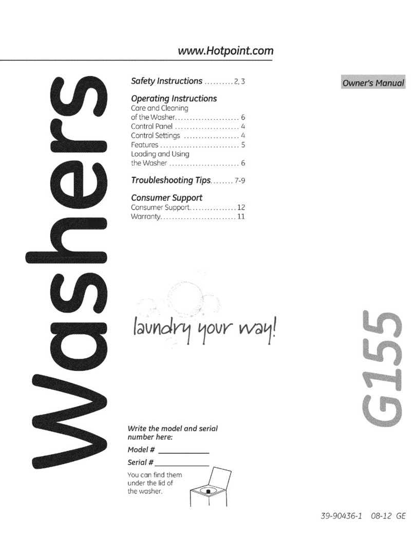 Hotpoint G155 User manual