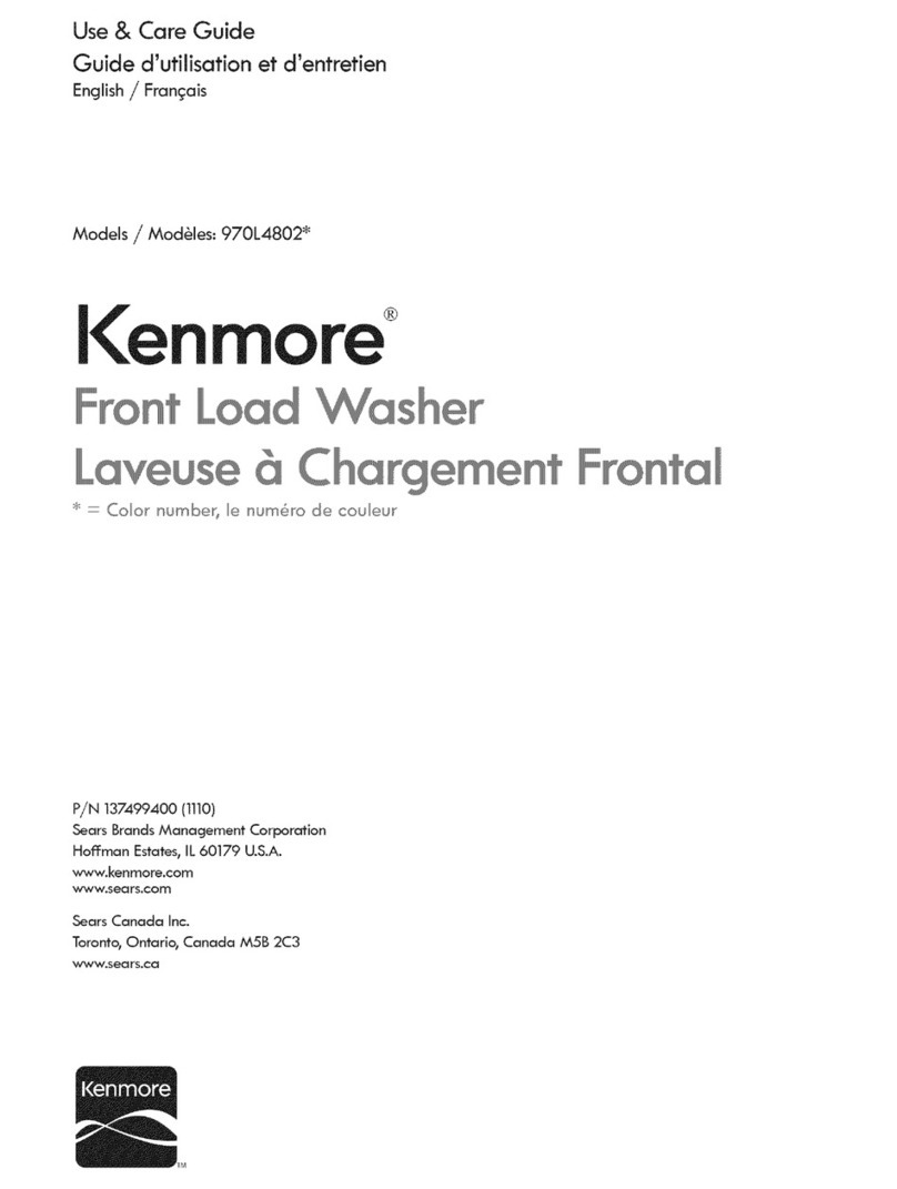 Kenmore 970L4802 User manual Kenmore 970L4802 User manual
