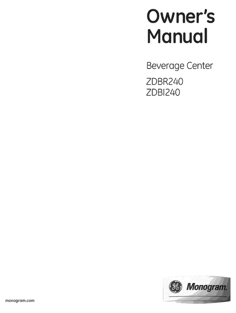 GE Monogram ZDBR240 User manual