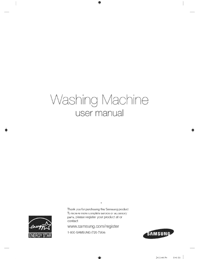 Samsung WF501ANW Trouble Shooting Guide user manual