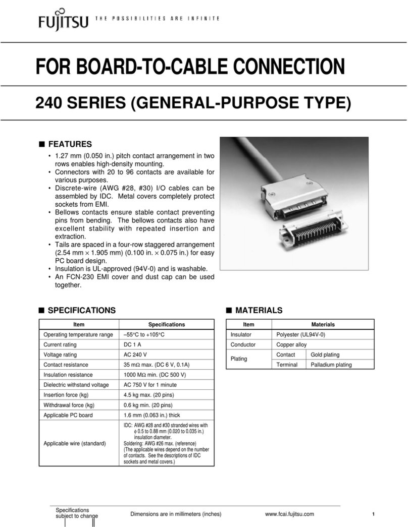 Fujitsu 240 SERIES User manual Fujitsu 240 SERIES User manual