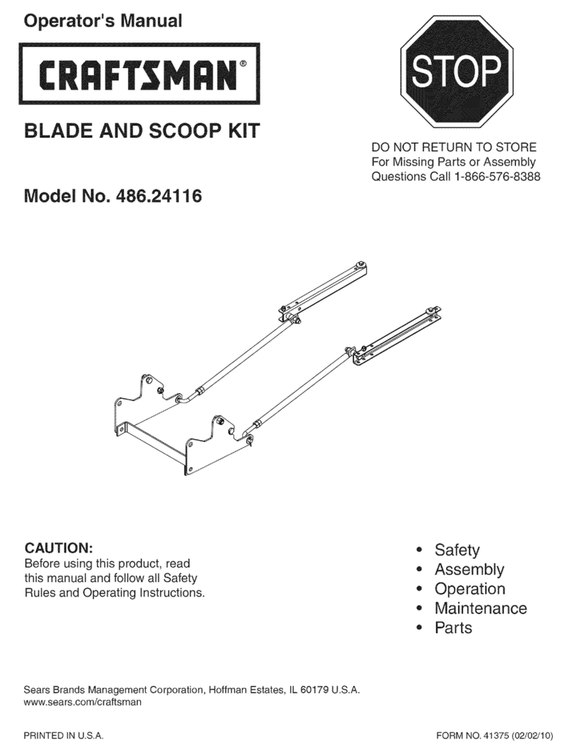 Craftsman 486.24116 User manual