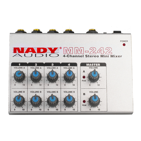 Nady Audio MM-242 owner's manual