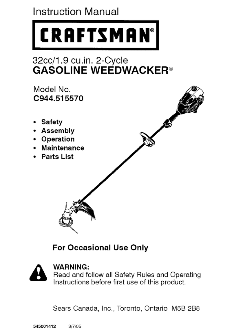 Craftsman WEEDWACKER C944.515570 instruction manual