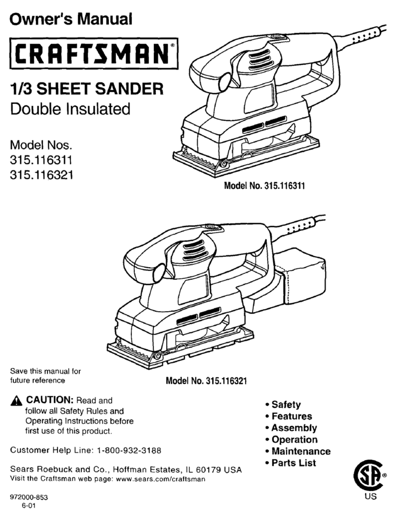 Craftsman 315.116321 owner's manual