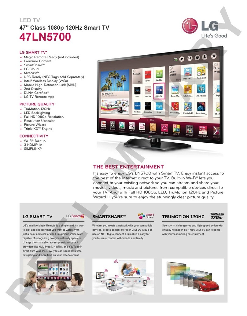 LG 47LN5700 User manual