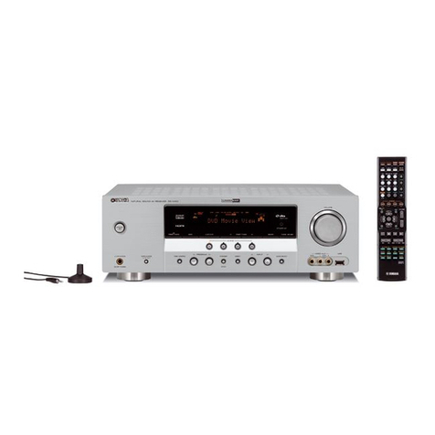 Yamaha RXV463BL User manual