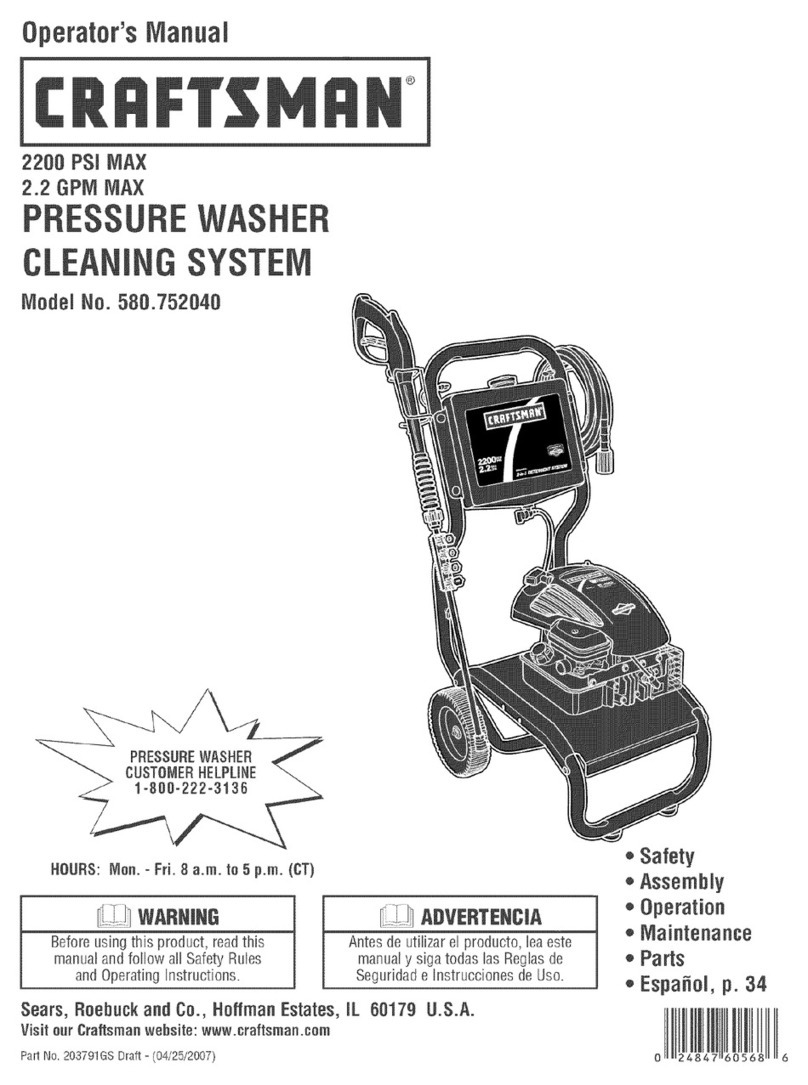 Craftsman 580.752040 Operator's manual