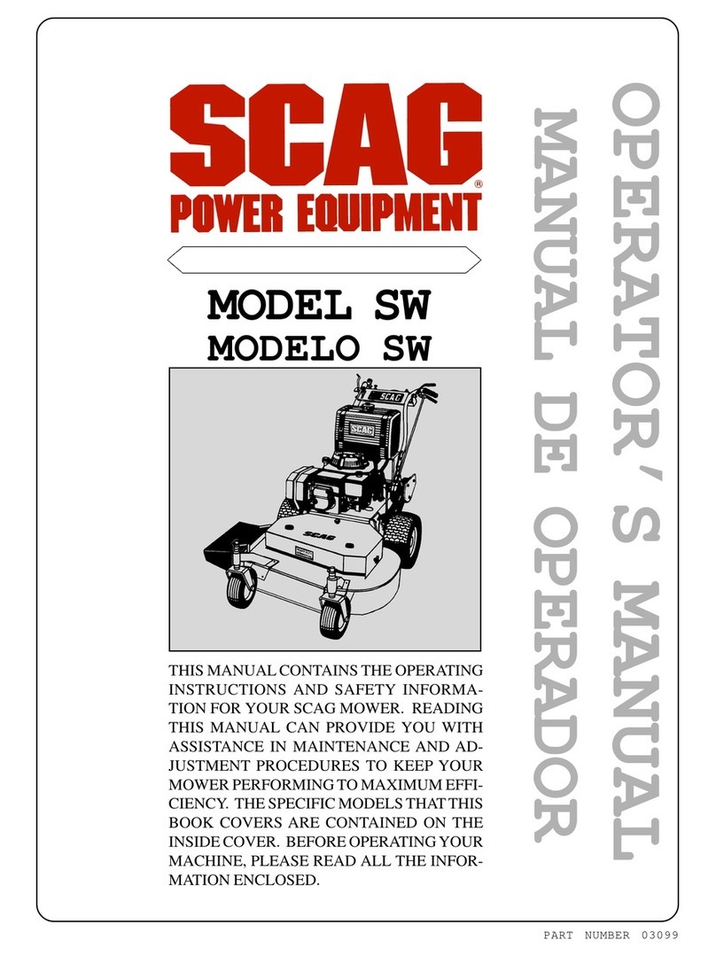Scag Power Equipment SW Operator's manual