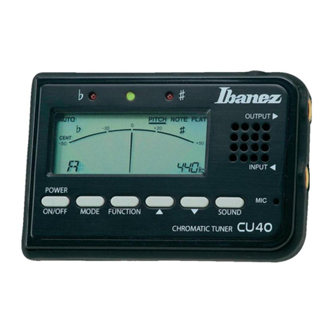 Ibanez CU40 owner's manual