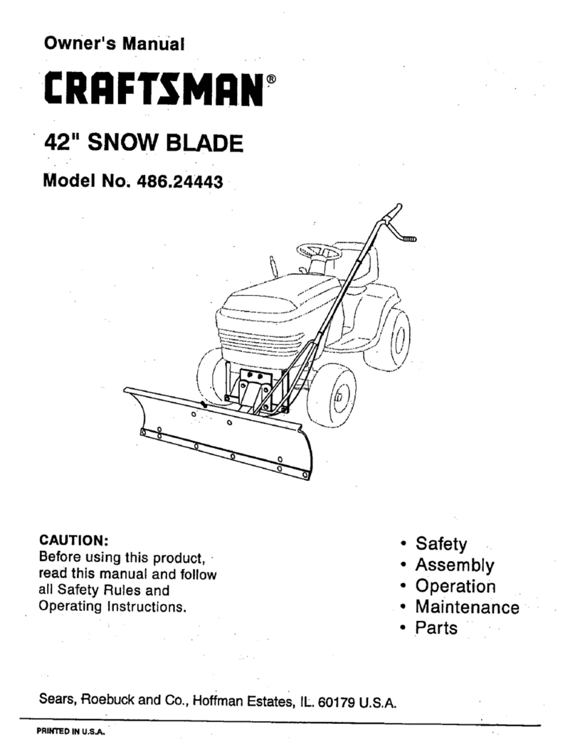 Craftsman 486.24443 User manual