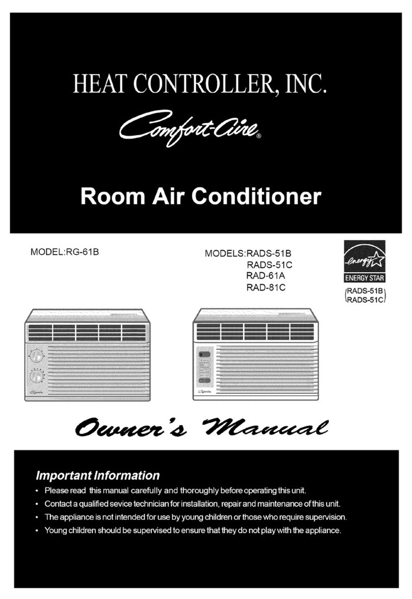 Comfortaire COMFORT AIRE RAD-81C User manual Comfortaire COMFORT AIRE RAD-81C User manual