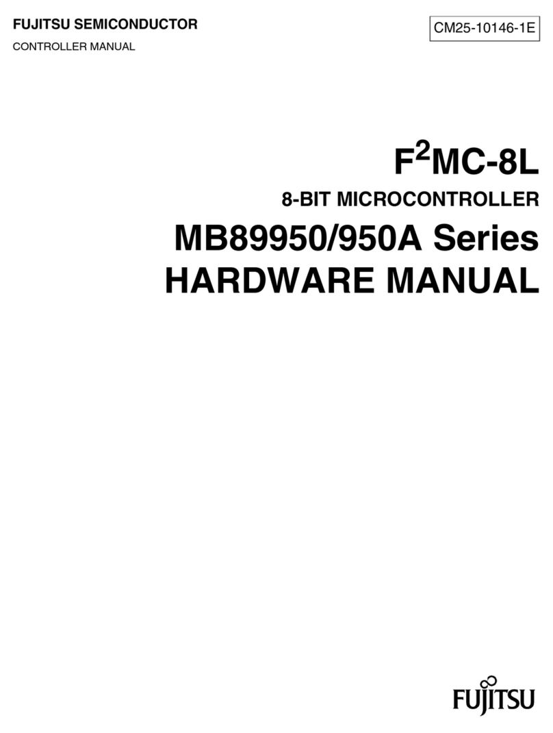 Fujitsu Semiconductor Controller MB89950/950A User manual Fujitsu Semiconductor Controller MB89950/950A User manual