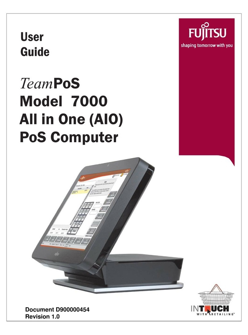 Fujitsu TeamPoS 7000 User manual