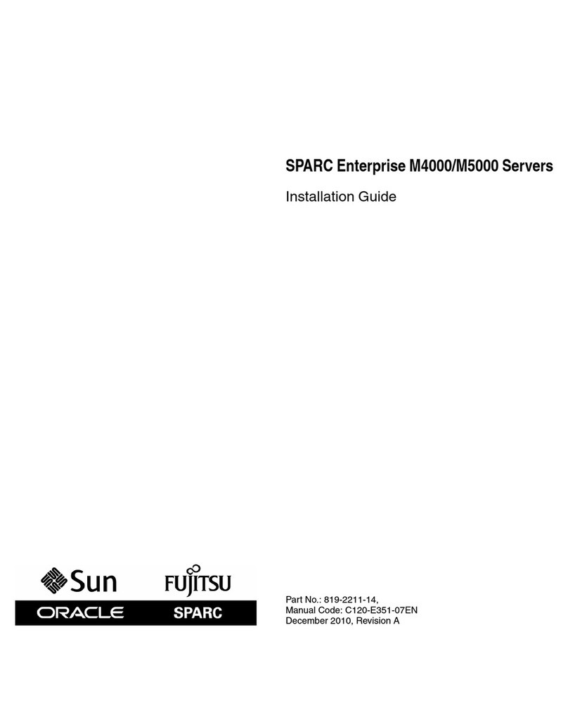 Fujitsu SPARC Enterprise M4000 installation guide