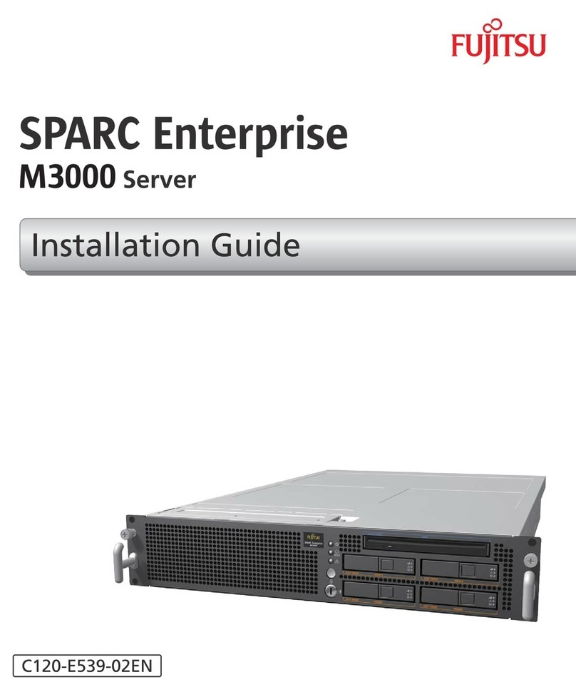 Fujitsu SPARC Enterprise M3000 User manual
