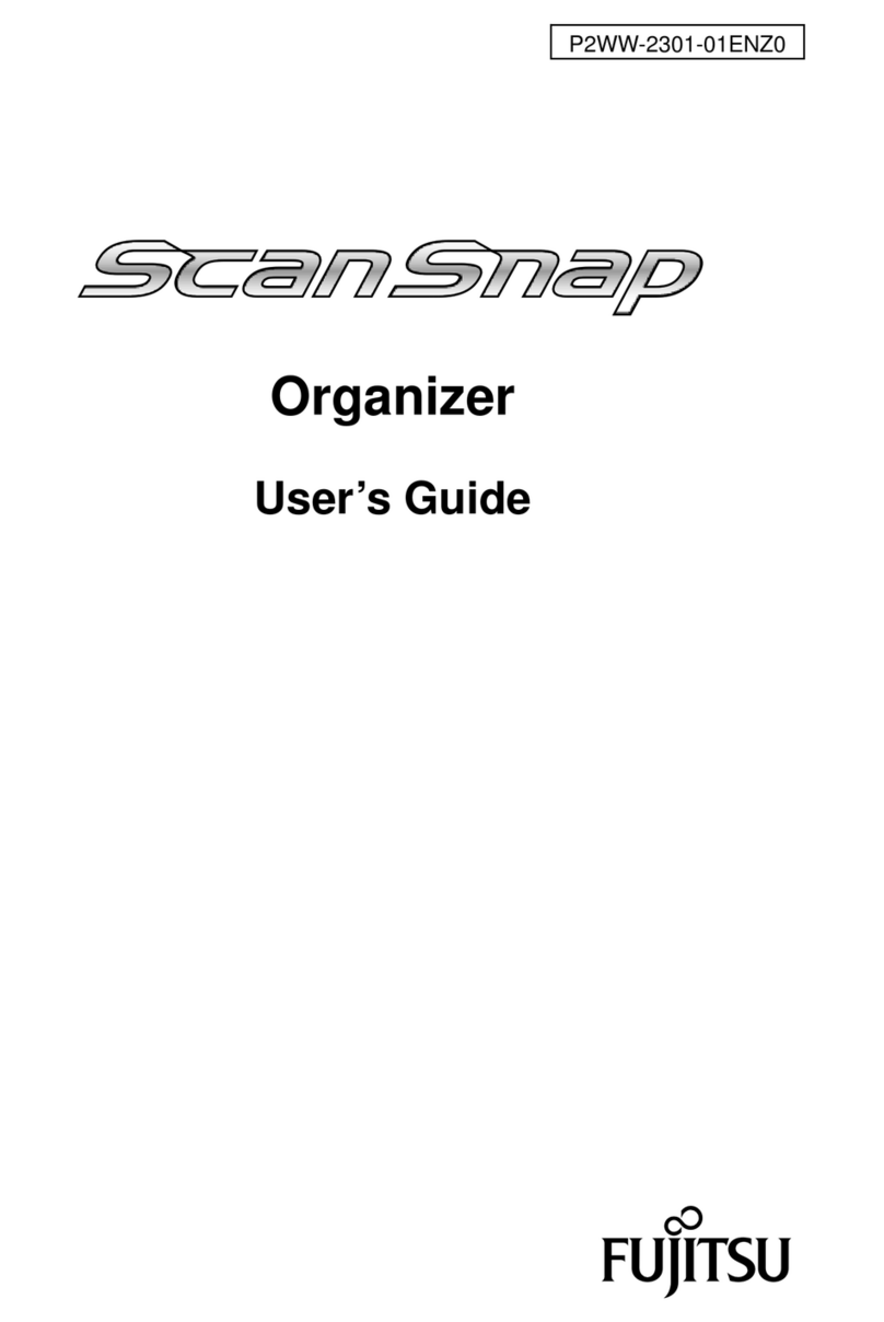 Fujitsu ScanSnap Organizer User manual