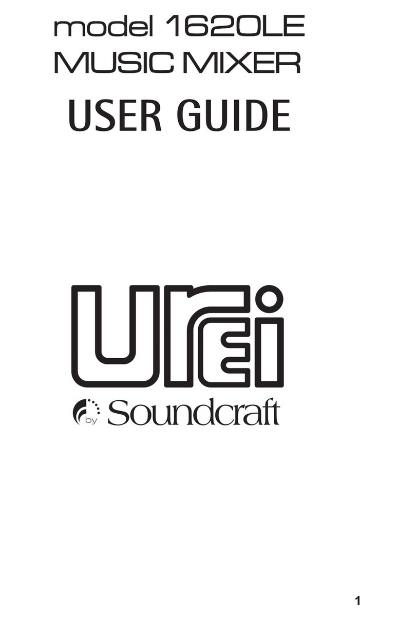 SoundCraft UREI 1620LE user guide