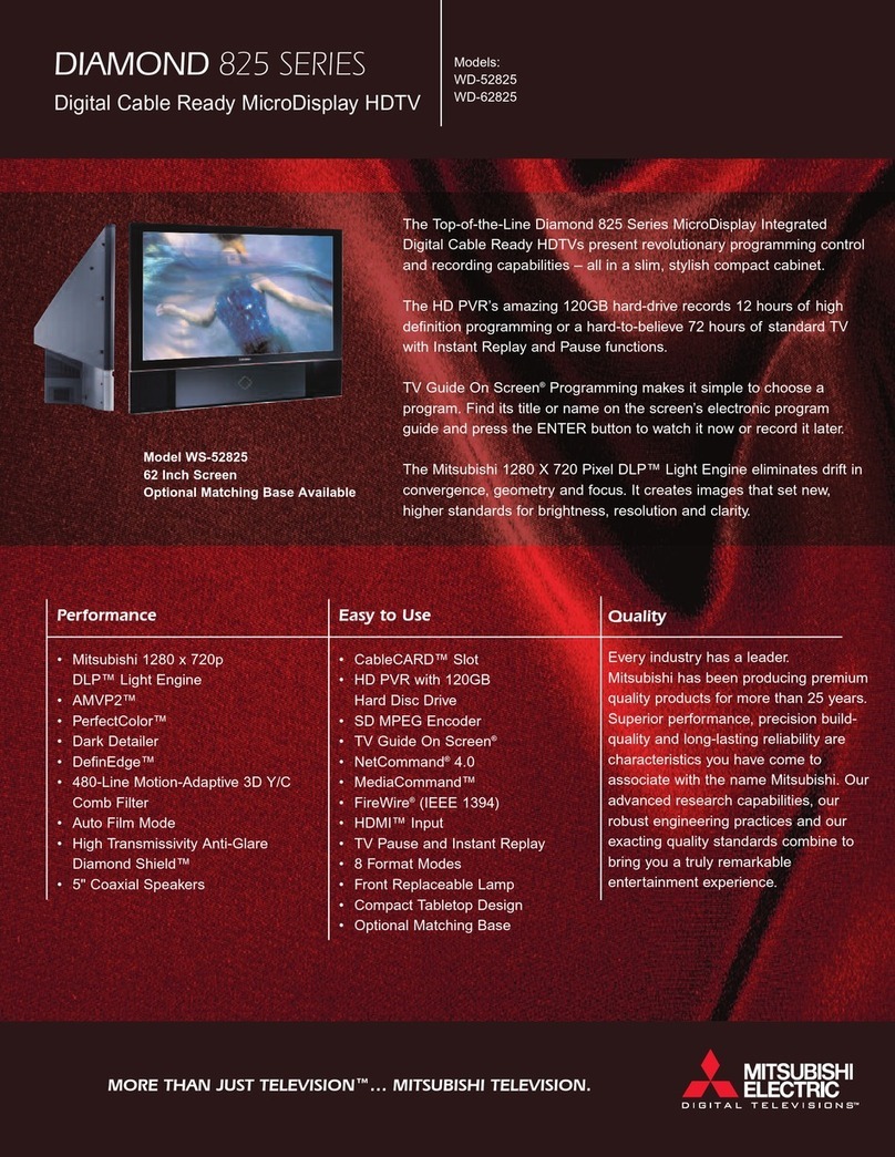 Mitsubishi Diamond 825 series User manual Mitsubishi Diamond 825 series User manual