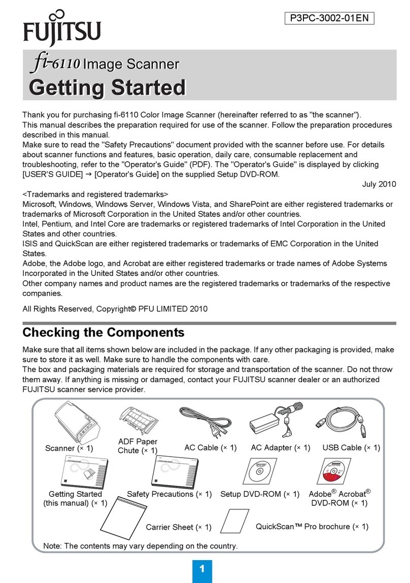 Fujitsu fi-6110 User manual Fujitsu fi-6110 User manual