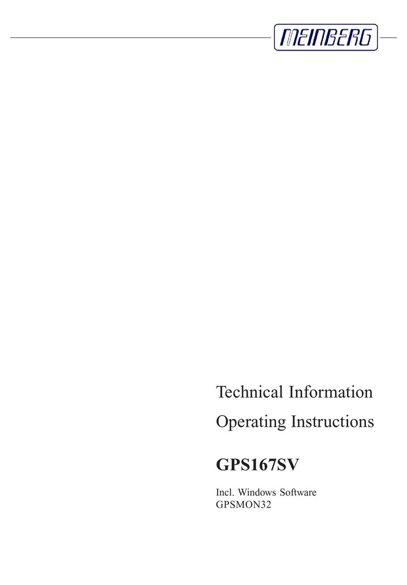 Meinberg GPS167SV operating instructions