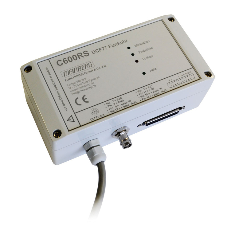Meinberg DCF77 PCI511 operating instructions