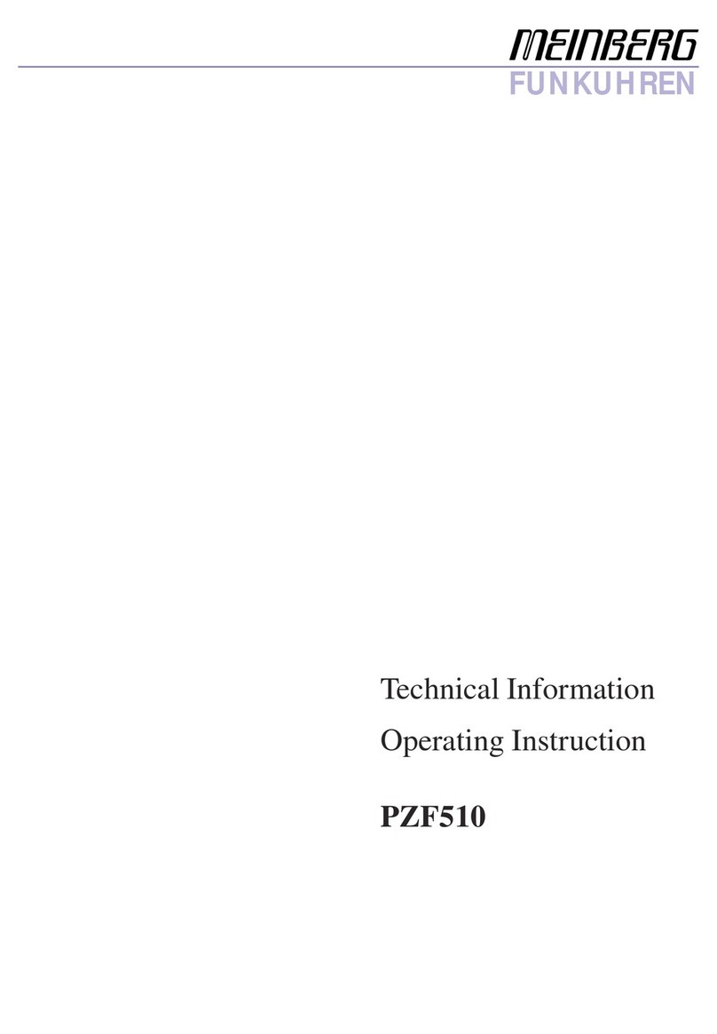 Meinberg PZF510 operating instructions