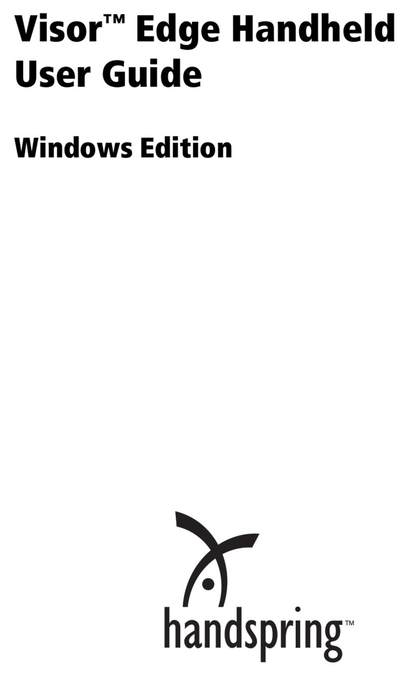 Handspring Visor Edge User manual