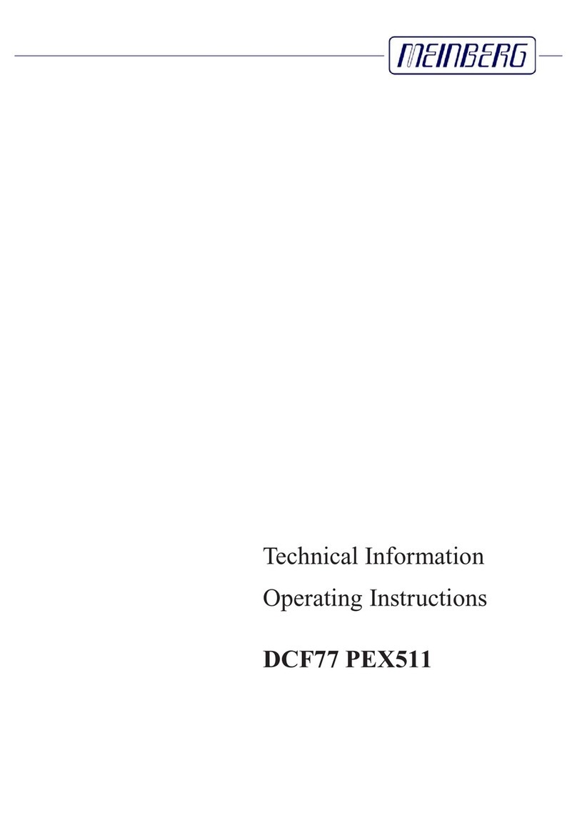 Meinberg DCF77 PEX511 operating instructions