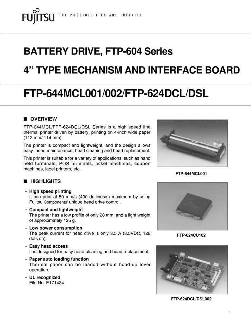 Fujitsu FTP-644MCL001 Installation guide