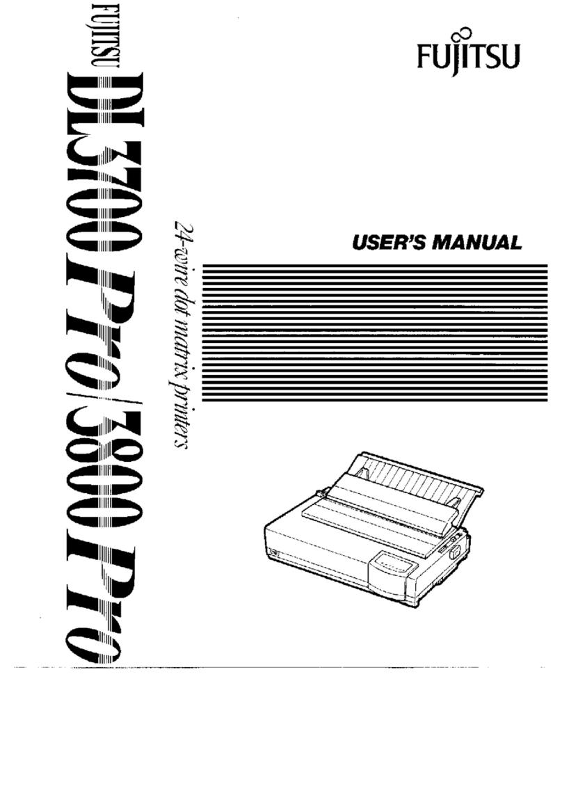 Fujitsu DL3800 Pro User manual