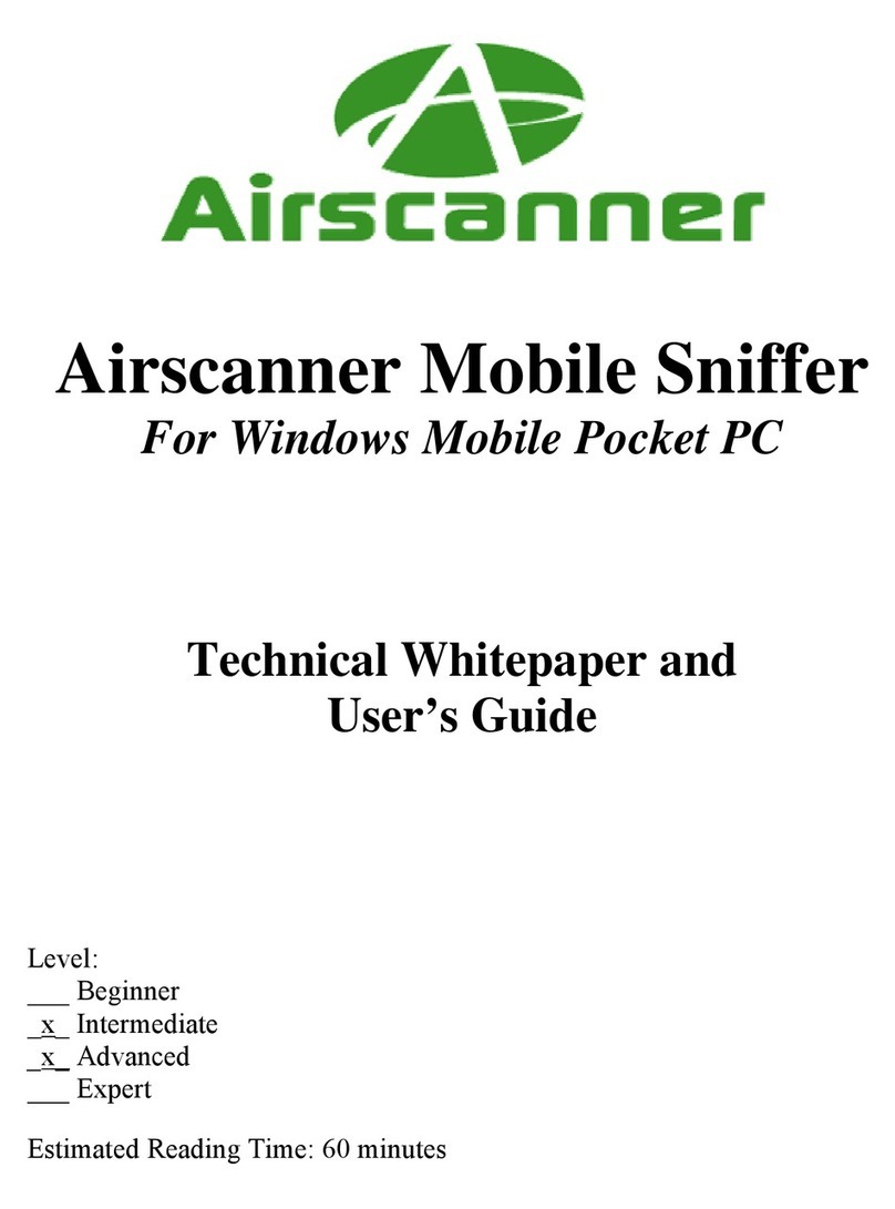 Airscanner Mobile Sniffer User manual