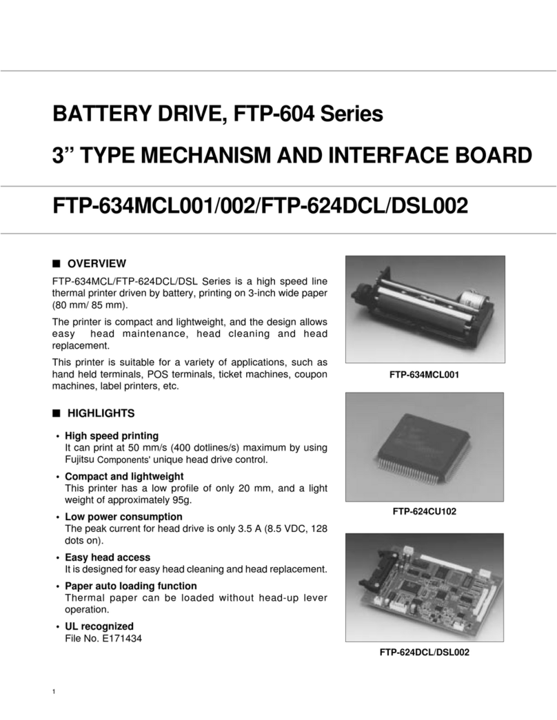 Fujitsu FTP-634MCL001 Installation guide Fujitsu FTP-634MCL001 Installation guide