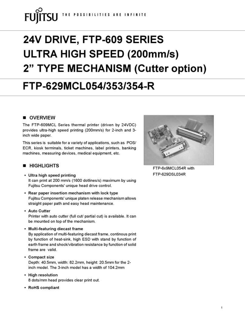 Fujitsu FTP-629MCL054 User manual