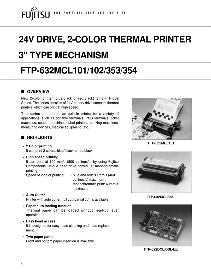 Fujitsu FTP-632MCL101 overview