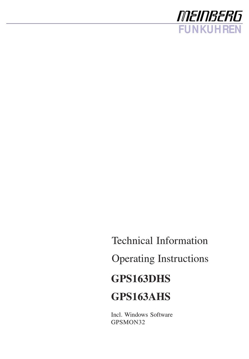 Meinberg GPS163DHS User manual