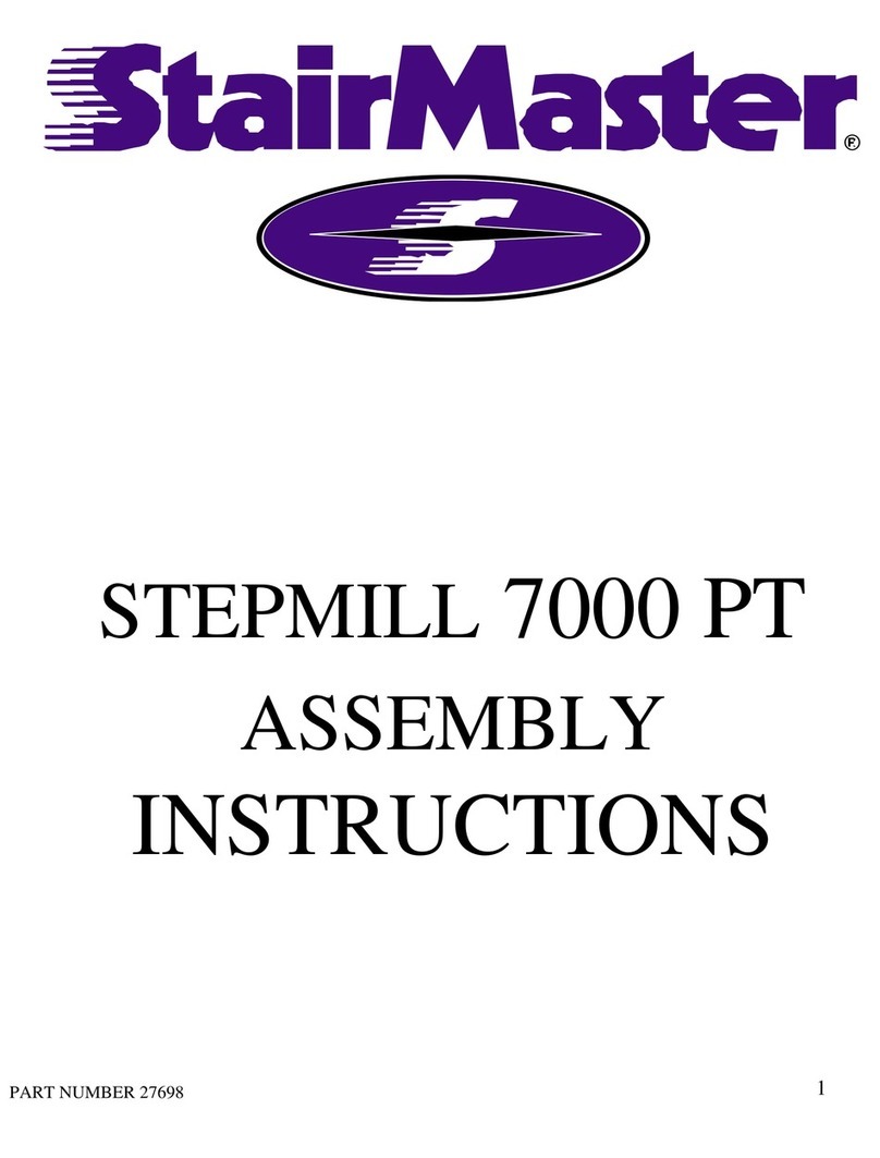 Stairmaster StepMill 7000PT Assembly instructions