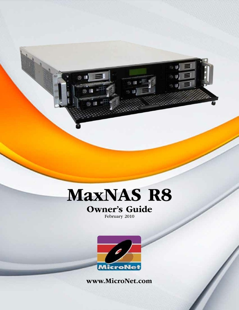 MicroNet MAXNAS R8 owner's guide