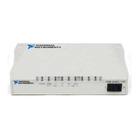 National Instruments GPIB GPIB-ENET/100 Getting started guide