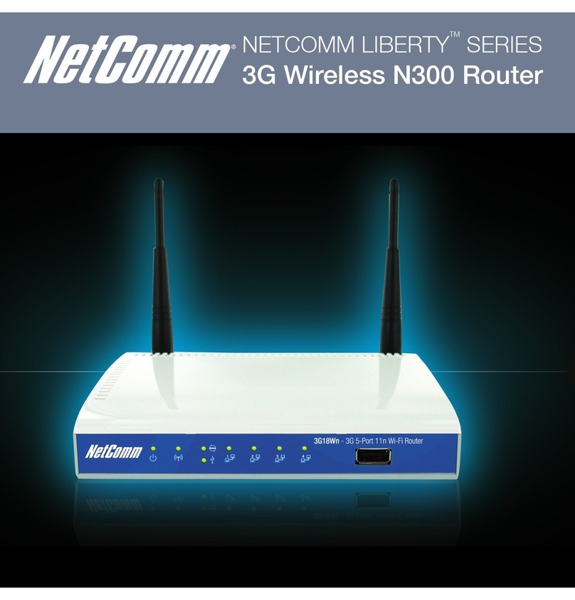 NetComm Liberty Series 3G18Wn User manual