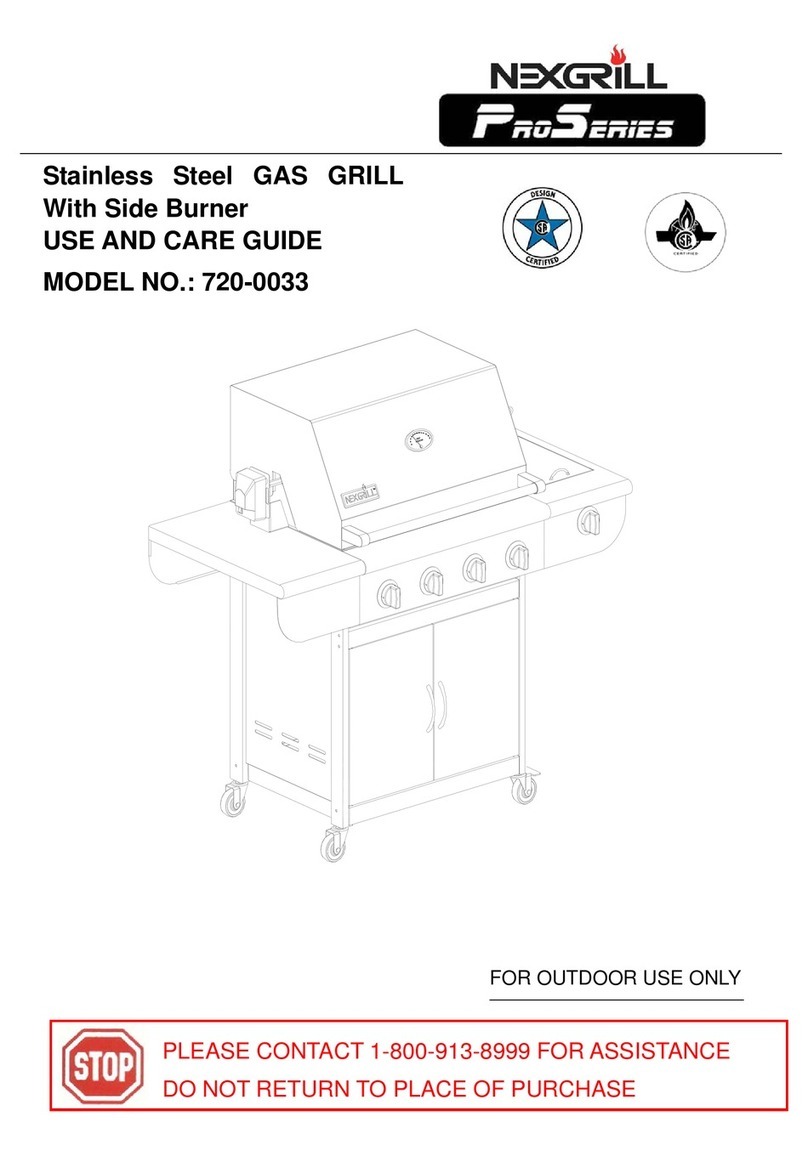 Nexgrill 720-0033 User manual